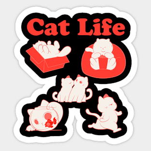 Cat Life Sticker